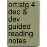 Ort:stg 4 Dec & Dev Guided Reading Notes door Thelma Page