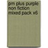 Pm Plus Purple Non Fiction Mixed Pack X6