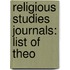 Religious Studies Journals: List Of Theo
