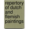 Repertory Of Dutch And Flemish Paintings door Bert W. Meijer