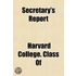 Secretary's Report