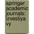 Springer Academic Journals: Izvestiya Vy