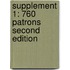 Supplement 1: 760 Patrons Second Edition