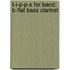 T-I-P-P-S For Band: B-Flat Bass Clarinet