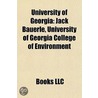 University Of Georgia: Jack Bauerle, Uni door Source Wikipedia