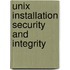 Unix Installation Security And Integrity