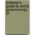 Webster's Guide To World Governments: Af