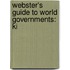 Webster's Guide To World Governments: Ki