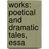 Works: Poetical And Dramatic Tales, Essa