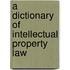 A Dictionary Of Intellectual Property Law