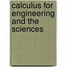 Calculus For Engineering And The Sciences door Johnston