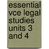 Essential Vce Legal Studies Units 3 And 4