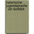 Italienische Jugendsprache - Ein Berblick