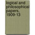 Logical And Philosophical Papers, 1909-13