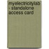 Myelectricitylab - Standalone Access Card