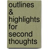 Outlines & Highlights for Second Thoughts door Cram101 Textbook Reviews