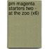 Pm Magenta Starters Two - At The Zoo (X6)