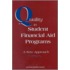 Quality In Student Financial Aid Programs