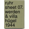 Ruhr Sheet 07. Werden & Villa Hügel 1944 door Alan Godfrey