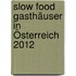 Slow Food Gasthäuser in Österreich 2012