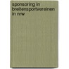 Sponsoring In Breitensportvereinen In Nrw by Thomas Michalak