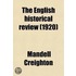 The English Historical Review (Volume 35)