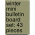Winter Mini Bulletin Board Set: 43 Pieces
