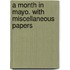 A Month In Mayo. With Miscellaneous Papers