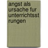 Angst Als Ursache Fur Unterrichtsst Rungen door Christine Ganser