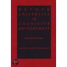 Beyond Universals In Cognitive Development door David Henry Feldman