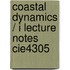 Coastal Dynamics / I Lecture Notes Cie4305