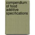 Compendium Of Food Additive Specifications