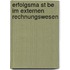Erfolgsma St Be Im Externen Rechnungswesen