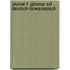 Planet 1. Glossar Xxl Deutsch-taiwanesisch