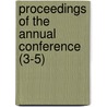 Proceedings Of The Annual Conference (3-5) by New York State Science Association