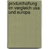 Produkthaftung Im Vergleich Usa Und Europa