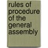 Rules Of Procedure Of The General Assembly