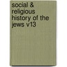 Social & Religious History of the Jews V13 door Salo W. Baron