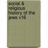 Social & Religious History of the Jews V16 by Stephen Baron