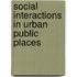Social Interactions in Urban Public Places