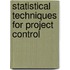 Statistical Techniques For Project Control