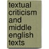 Textual Criticism And Middle English Texts