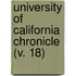 University Of California Chronicle (V. 18)
