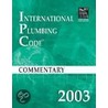 2003 International Plumbing Code Commentary by International Code Council