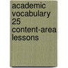 Academic Vocabulary 25 Content-Area Lessons door Stephanie Paris
