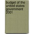Budget of the United States Government 2001
