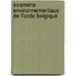 Examens Environnementaux De L'Ocde Belgique