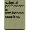 External Perfomance In Low-Income Countries door Theirry Tressel
