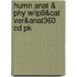 Humn Anat & Phy W/ip9&cat Ver&anat360 Cd Pk