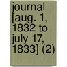 Journal [Aug. 1, 1832 To July 17, 1833] (2) by Fanny Kemble